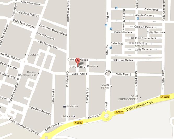 Plano situación Alquiler de Carretillas.net